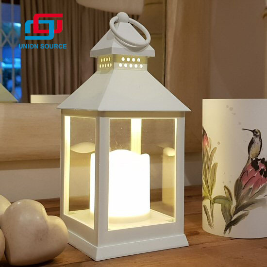 Home Decorative Candle Lantern Hanging LED Pillar Candle Lantern - 0