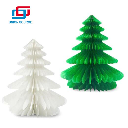 Hot Sale Weihnachtsschmuck hängendes Papier Honeycomb Christmas Tree
