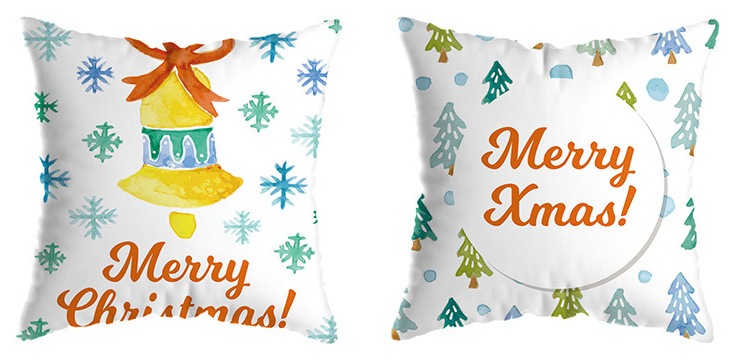 Hot Selling Christmas Pillowcase Home Decoration Soft Pillow Cover For Sale