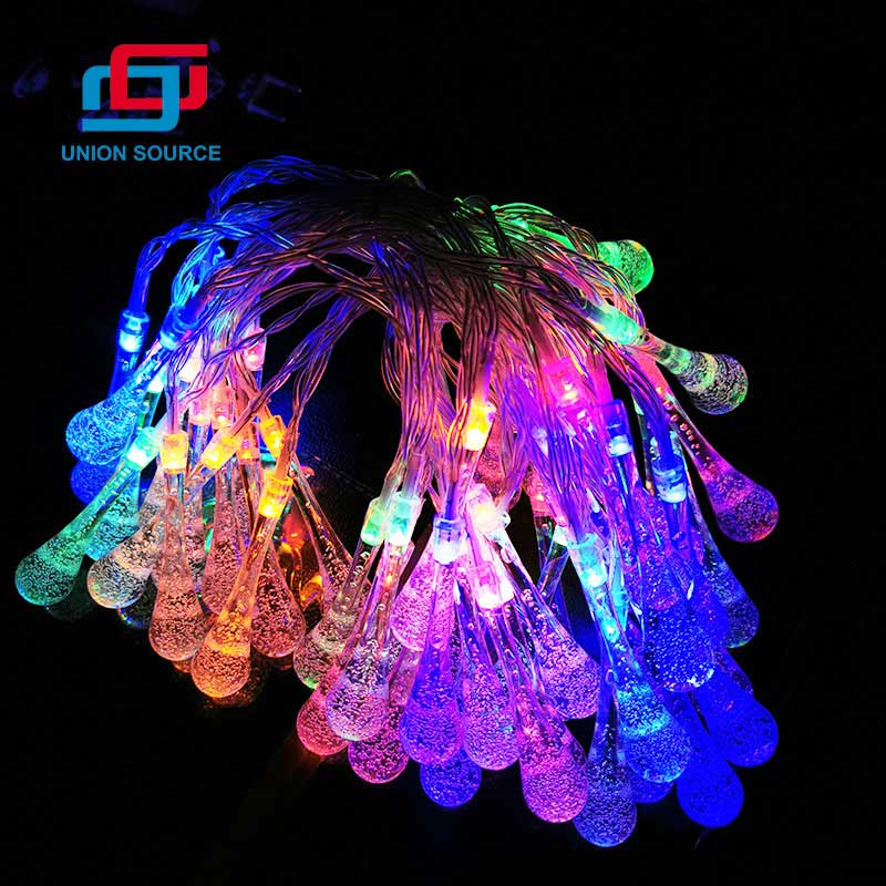 Eistropfenförmiges LED-Girlandenlicht für Weihnachtsdekoration - 0 