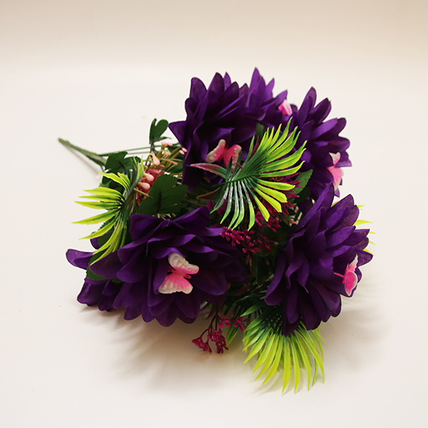 Vyrobeno v Číně Dobrá cena 7 hlav Umělá kytice pro použití dekorace - 1 