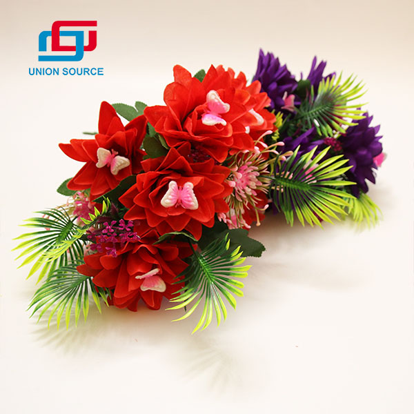 Vyrobeno v Číně Dobrá cena 7 hlav Umělá kytice pro použití dekorace