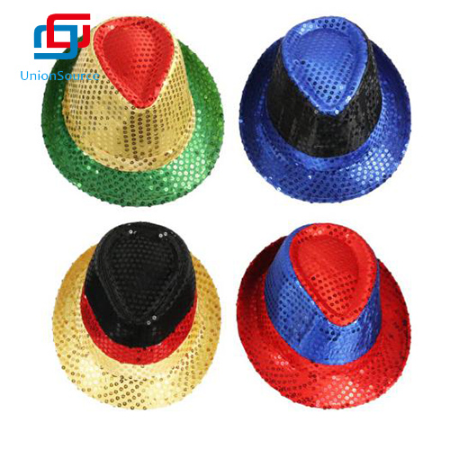Sequin Jazz Hat Party With Disco Club Style For Adults - 0 