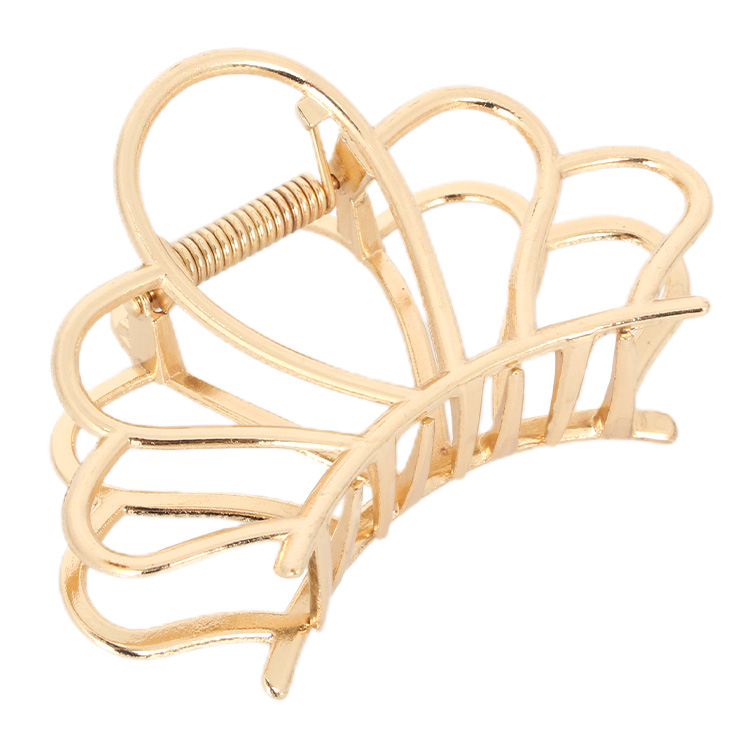 Marine Style Scallop Metal Hairpin Fashion Claw Clip For Women
