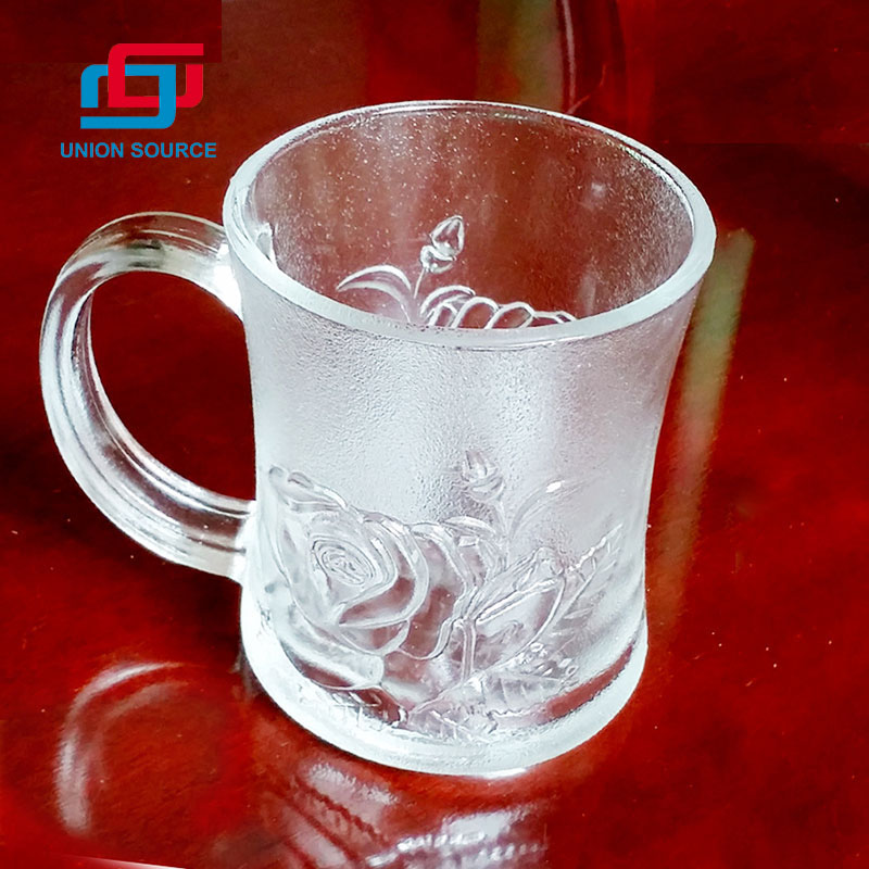 Milk Cup With Flower Design