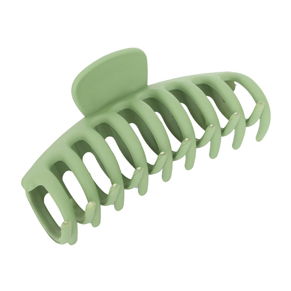 New Arrival Fashion Simple Plastic Colored Hair Claw Large Size Women And Girls Solid Color Hair Claw Clip