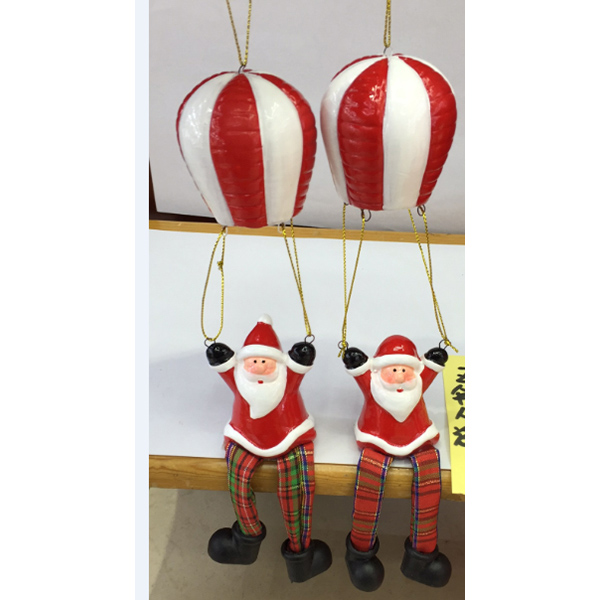 Nový design Keramika Barevné balónky Závěsné ozdoby Vánoční sněhulák Vánoční ozdoba