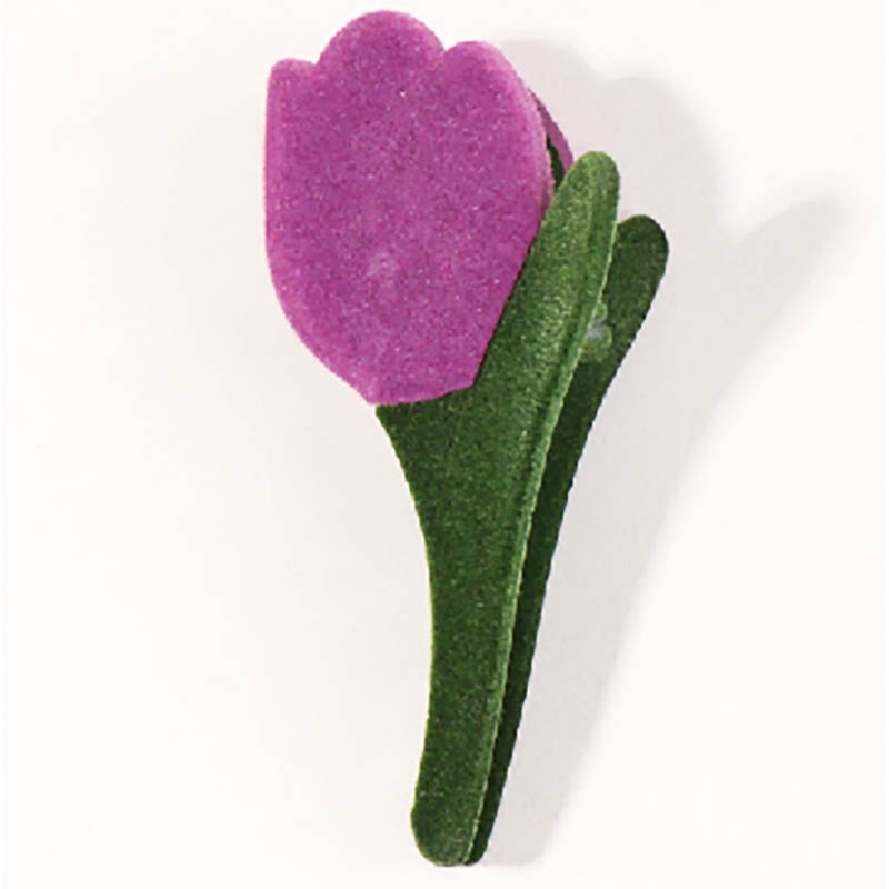 New Design Personality Acetic Acid Hair Clips Acrylic Tulip Flowers Hairpin