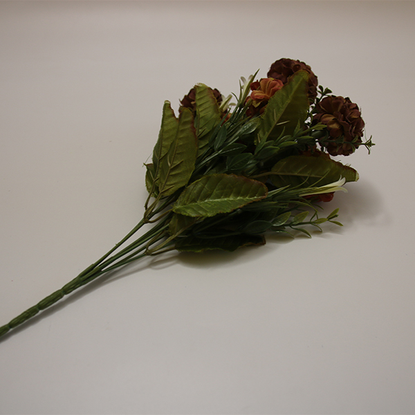 Gaya anyar 5 Kepala Minyak Lukisan Bunga Hydrangea Kanggo Dekorasi Rumah lan Pernikahan - 2 