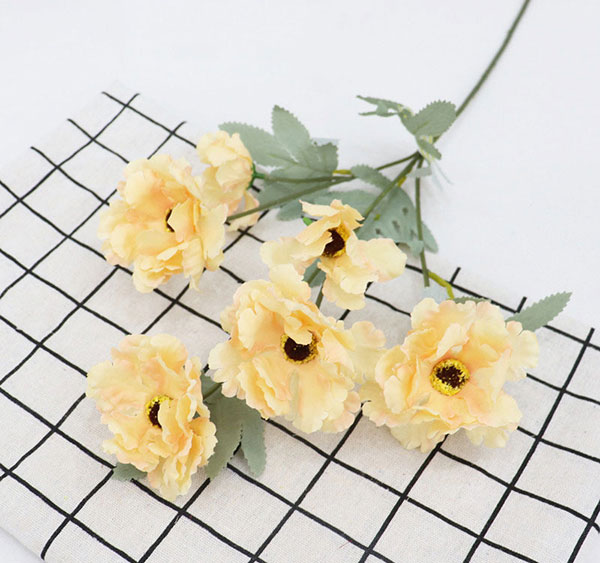 New Style 6 Heads Floating Snow Peony Decorative Flowers For Decoration - 1 