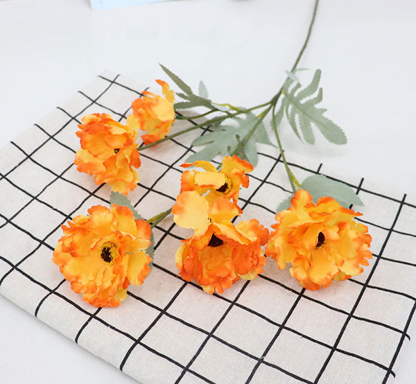 New Style 6 Heads Floating Snow Peony Decorative Flowers For Decoration - 2 