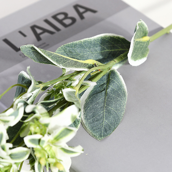 Nový styl dobrá cena Umělé rostliny Ginkgo biloba pro domácí a svatební dekorace - 2