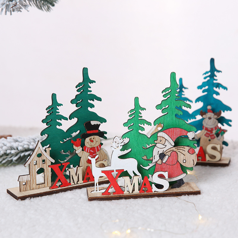 Newest Design Christmas Wooden Status For House Decoration - 1 