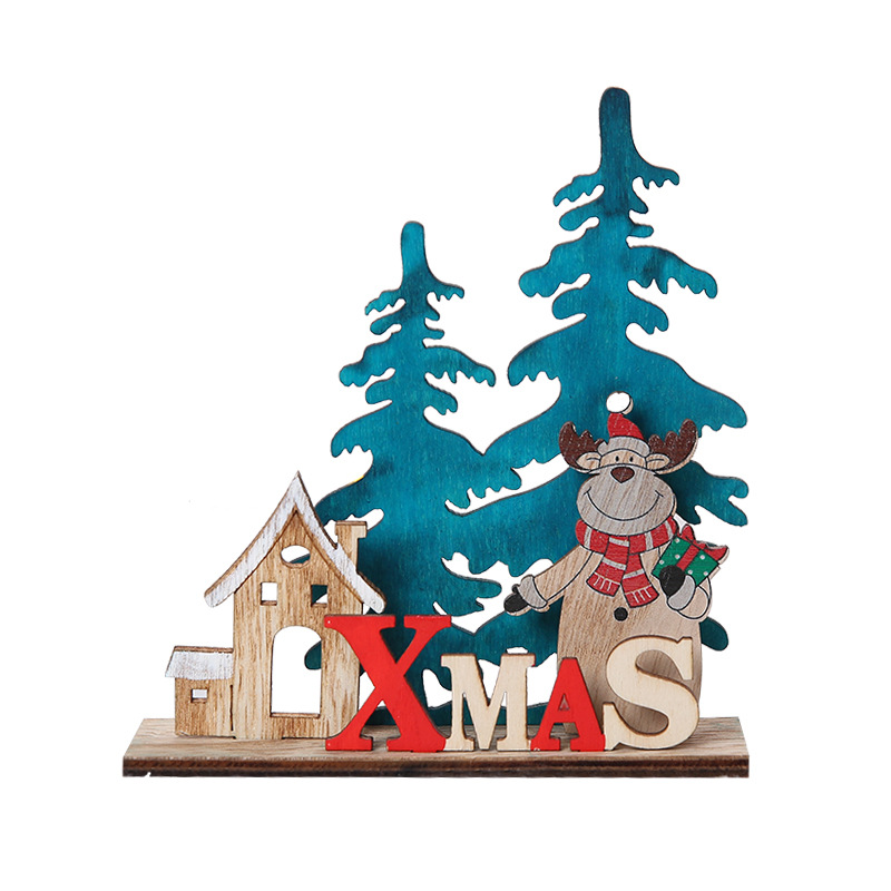 Newest Design Christmas Wooden Status For House Decoration - 4
