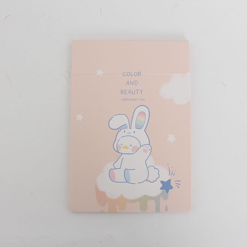 Pink Basic And Cute Rabbit Foldable Mirror