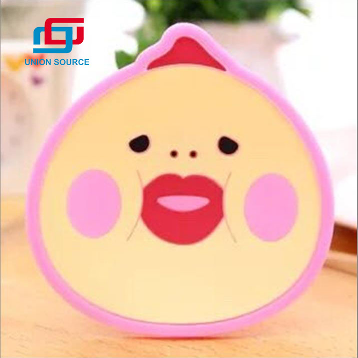 Pink Color Coaster With Customized Design