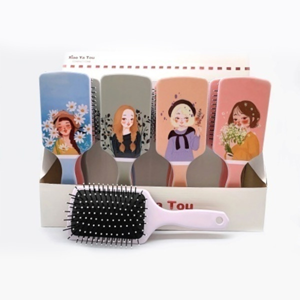 Plastic Comb With Daisy Pattern - 2