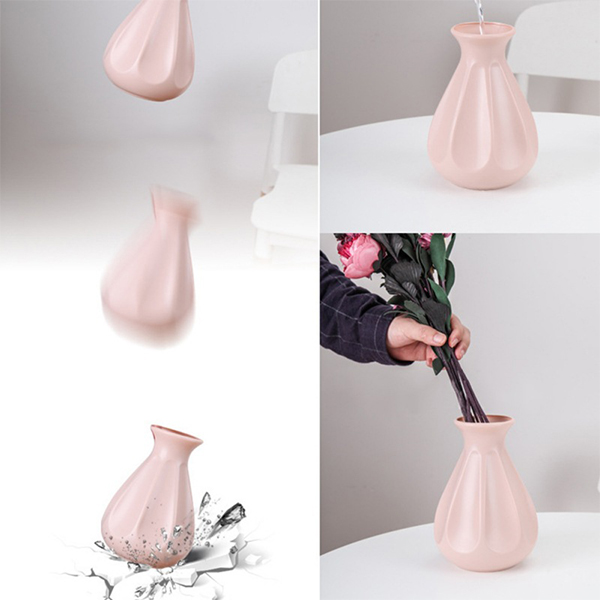 Plastové vázy Kvalitní vázy pro domácí dekorace umělých květin - 2 