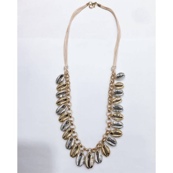 Popular Gold And Silver Shell Necklace