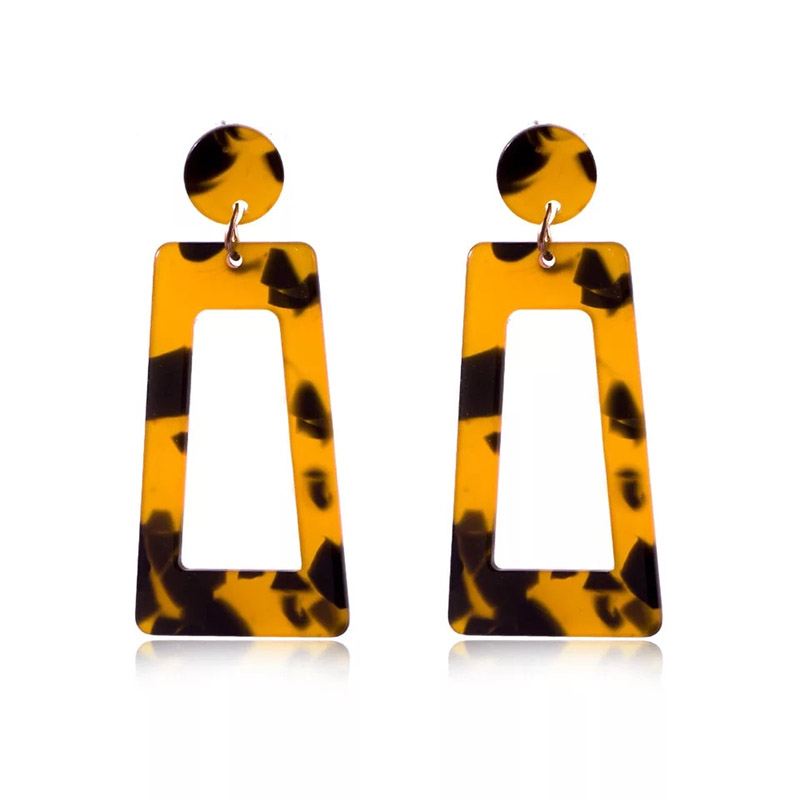 Popular Square Leopard Earrings
