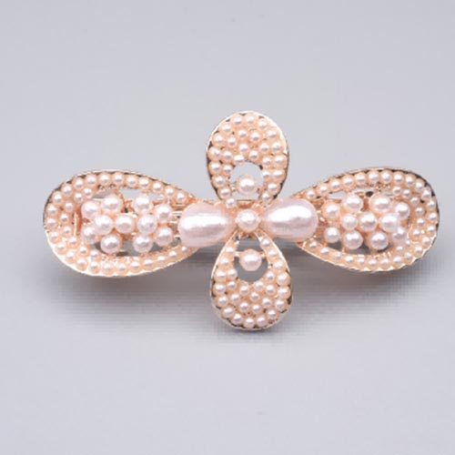 ທໍາມະຊາດບໍລິສຸດ Baroque Flower Shape Big Pearl Hairpin Simple Personality Women's Hair Accessories Gifts Jewelry