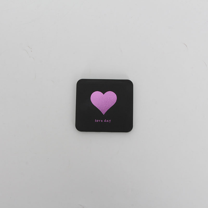 Purple Little Love Heart Shaped Mirror