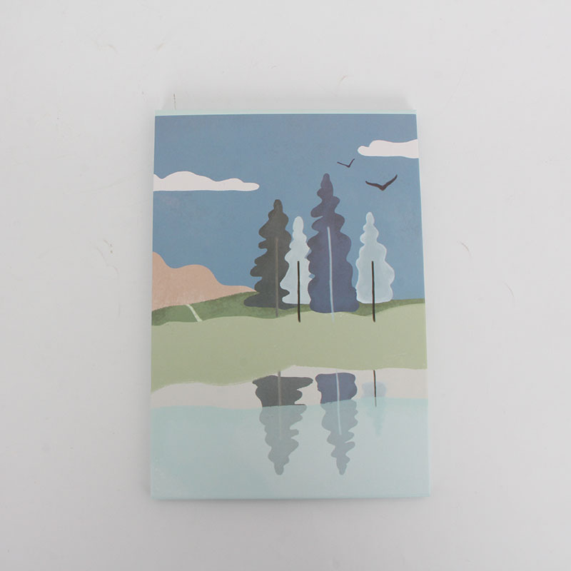 Quiet Tree And River Design Foldable Mirror