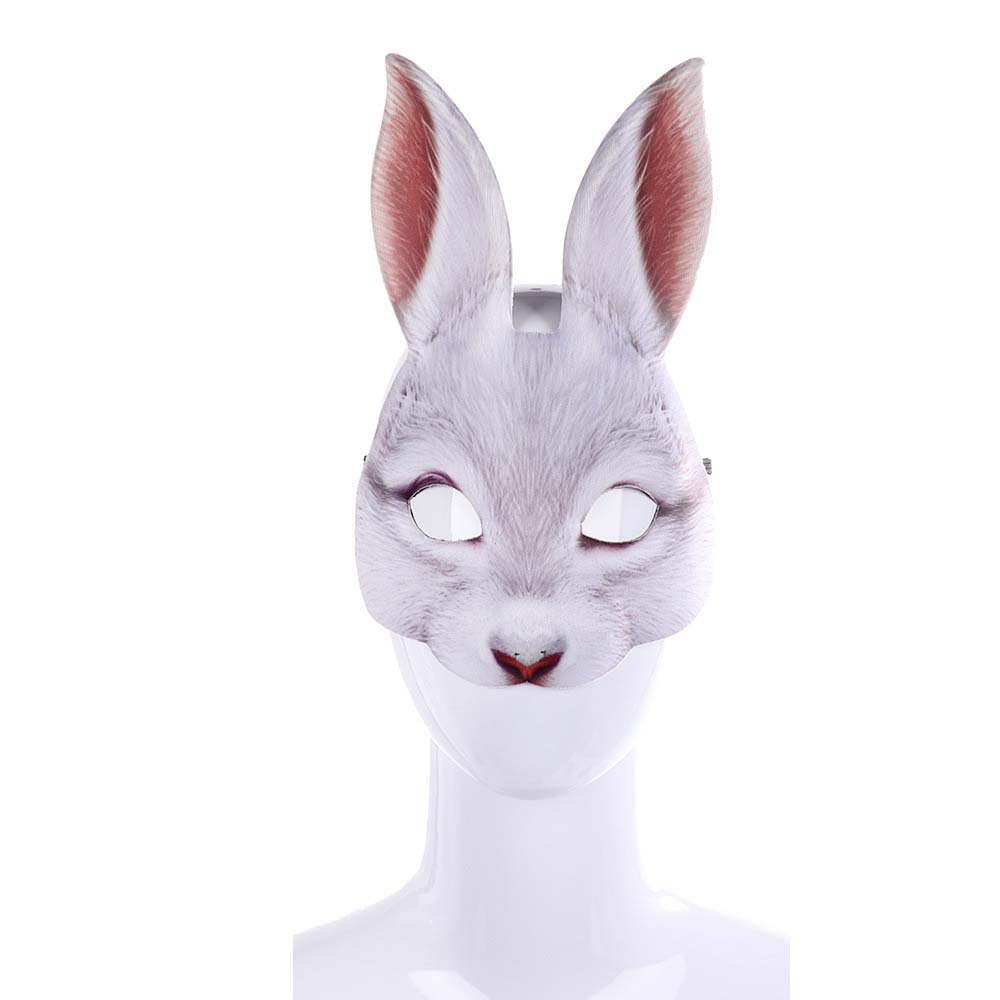 Karnevalová maska ​​ve tvaru králíka s přizpůsobenou barvou - 3