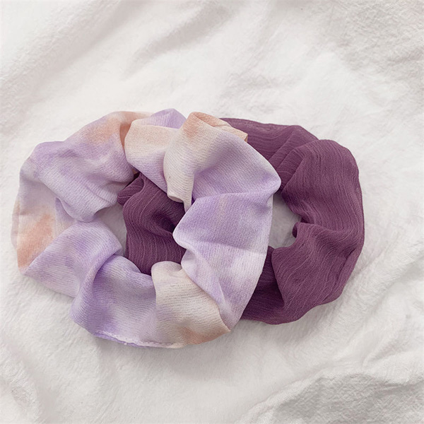 Forfriskende silke lilla gradient og lilla tyktarmscirkelsæt
