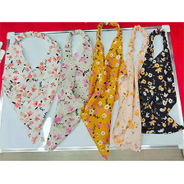 Showfay Fashion Women Accessory Bulk Elastic Hair Tie Custom na 50 Solid Satin Hair Band para sa mga Batang babae Wholesale Silk Hair Scrunchies