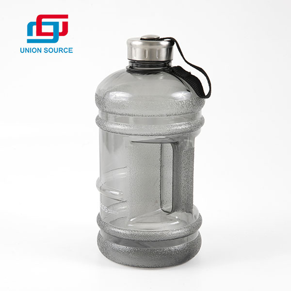 Botella de agua de gimnasio de gran capacidad de diseño simple - 0 