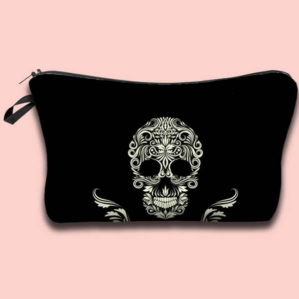 Skull Line Series Cosmetic Bag