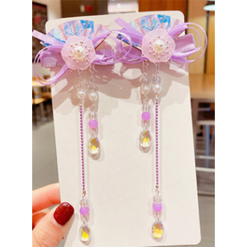 SP 2020 Gorgeous Chinese Conventional Princess Bling Hairpin Hair Accessory Resin Hairclips Plastic