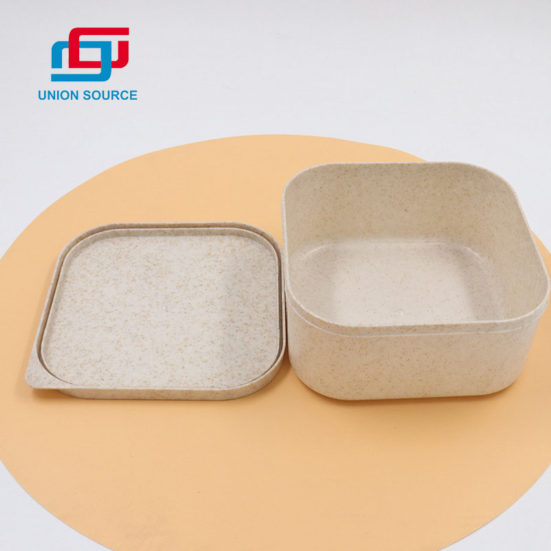 Square PLA Lunch Box With Customized