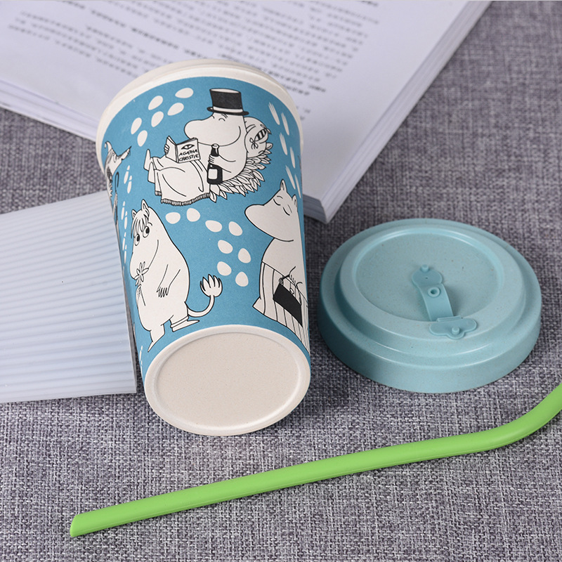 Straw Insulated Cup With Customized Design - 3 