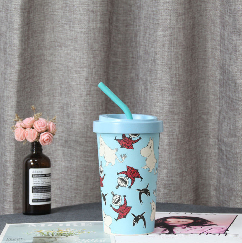 Straw Insulated Cup With Customized Design - 5 