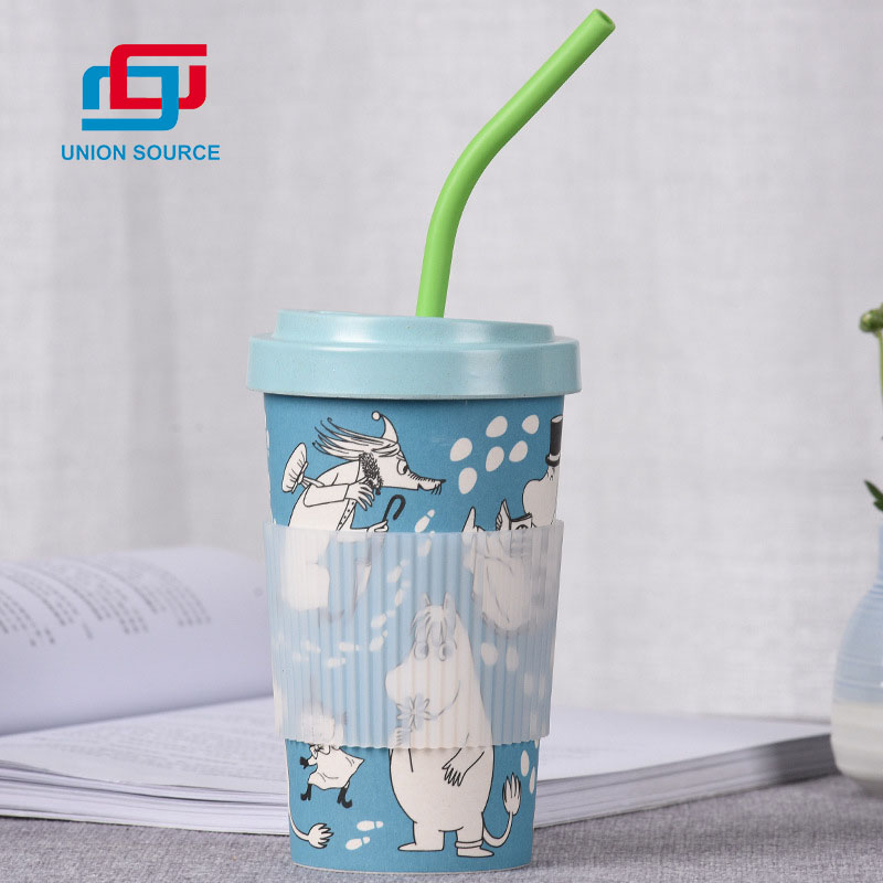 Straw Insulated Cup With Customized Design