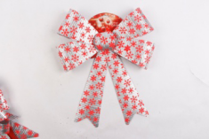 Leverandør Xmas Bow-knot Holiday Party Ribbon Ornament Home Decoration Til salg - 3 
