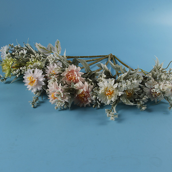 Flores plásticas del ramo artificial de la venta superior para la decoración casera - 2