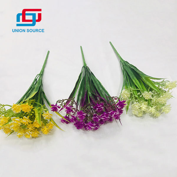 Nejprodávanější vysoce simulované párové travní rostliny 5 hlav pro domácí a svatební dekorace - 0