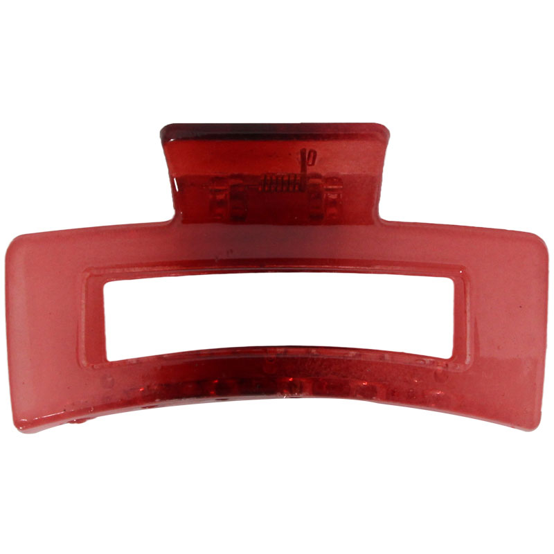 Translucent Blood Red Plastic Hairpin