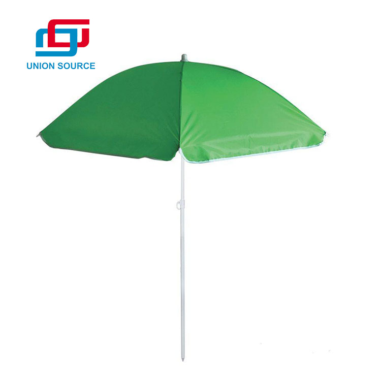 Продажба на големо на големо, преносен чадор за плажа на отворено паразол со отпечатоци од лого