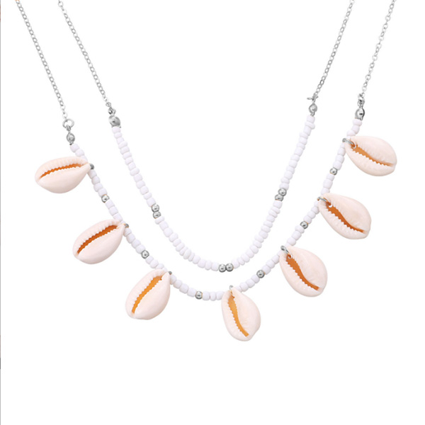 ຂາຍສົ່ງ Shell ງາມ Pendant Necklace