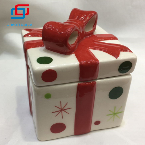 Велепродајна поклон кутија Божићна керамичка кутија Јединствени пакет Луксузни божићни поклон - 0