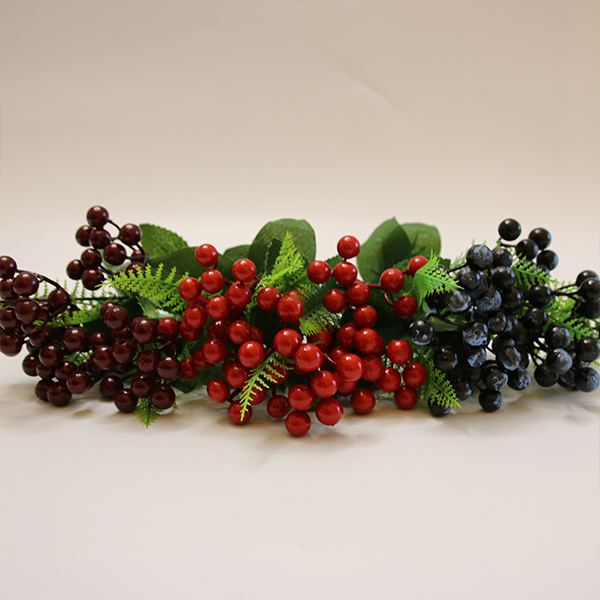 Velkoobchodní cena perské trávy červené ovoce umělé rostliny pro domácí dekoraci - 2 