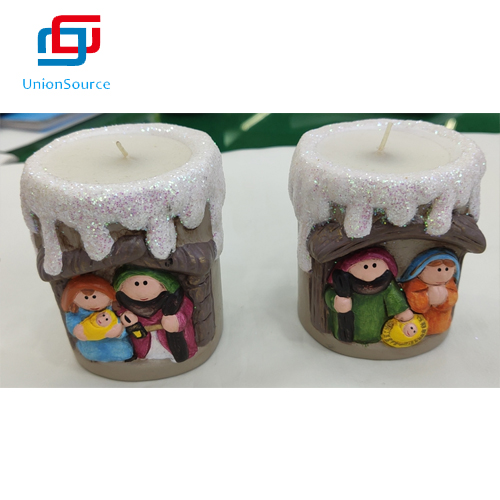 Wholesale Private Gift Box Ceramics Candle Christmas Pattern For Sale - 3 