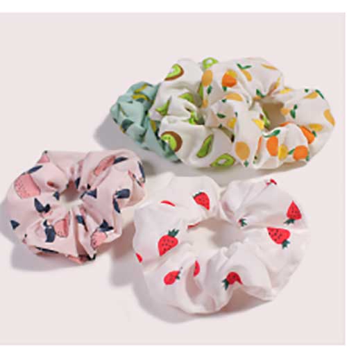 Wholesale Women And Girls Hair Accessories Wide Side Hair Rings Large Hair Scrunchies Hair Ring