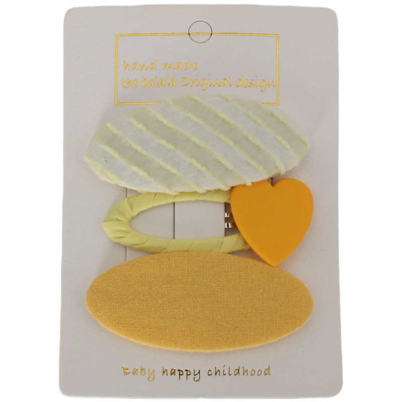 Wholesale Yellow Series Of Baby Hair Clips