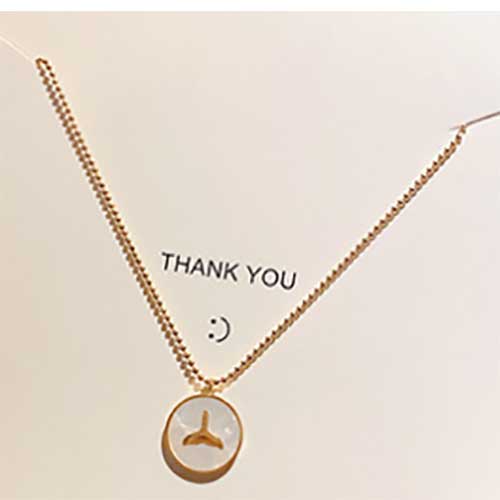 Жіноче срібне намисто 925 проби Vermeil In Mom Necklace Chain Letter Nacklace with Crystal Gemstone Модні ювелірні вироби