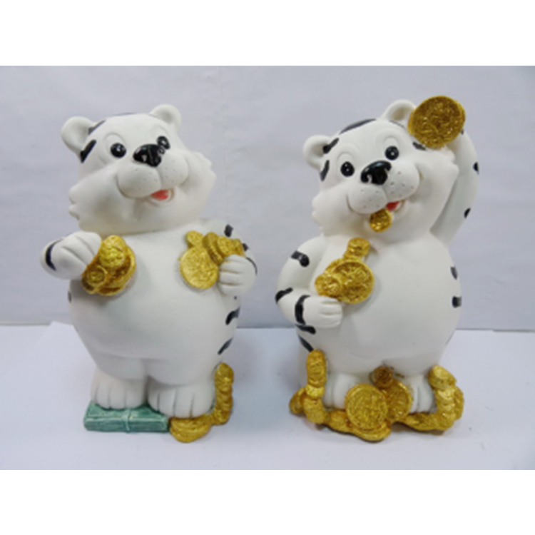 „Xmas Lovely Tiger Ornaments Home Decor Resin Money Pot“ festivalio dovanos